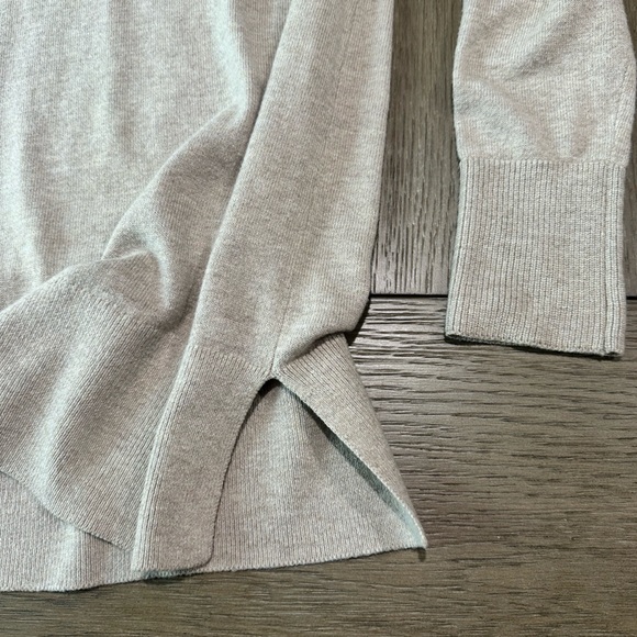 LOFT Cowl Neck Sweater Beige Size Medium - Picture 6 of 6